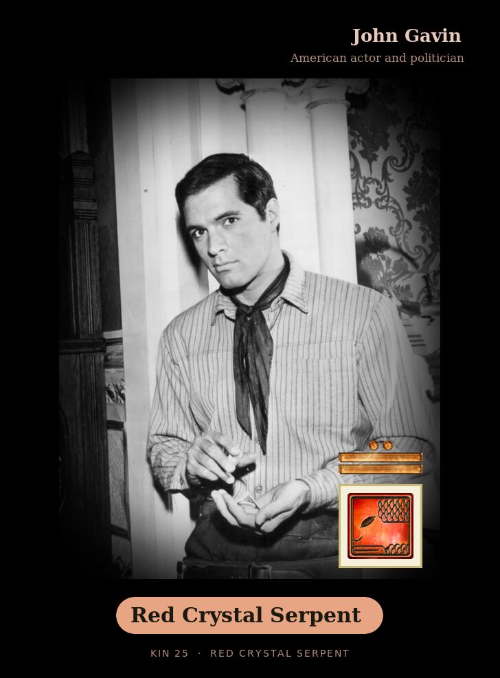 John Gavin · Red Crystal Serpent
