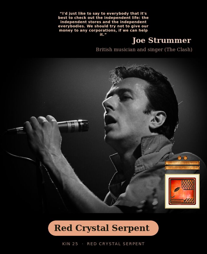 Joe Strummer · Red Crystal Serpent