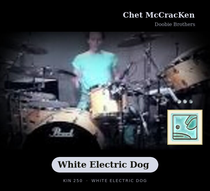 Chet McCracKen · White Electric Dog
