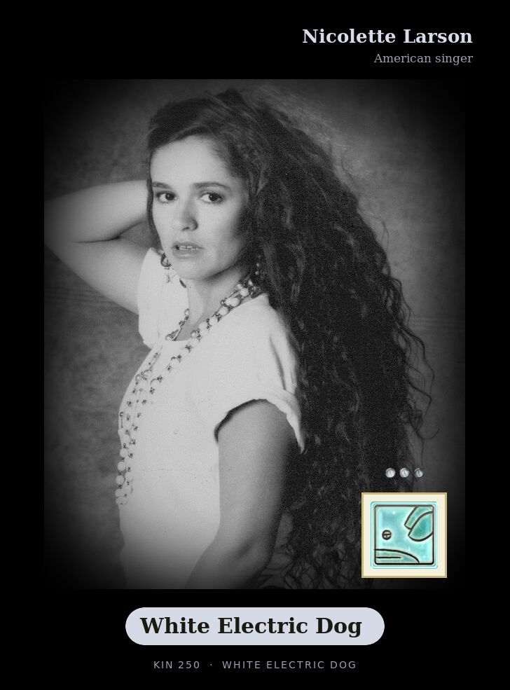 Nicolette Larson · White Electric Dog
