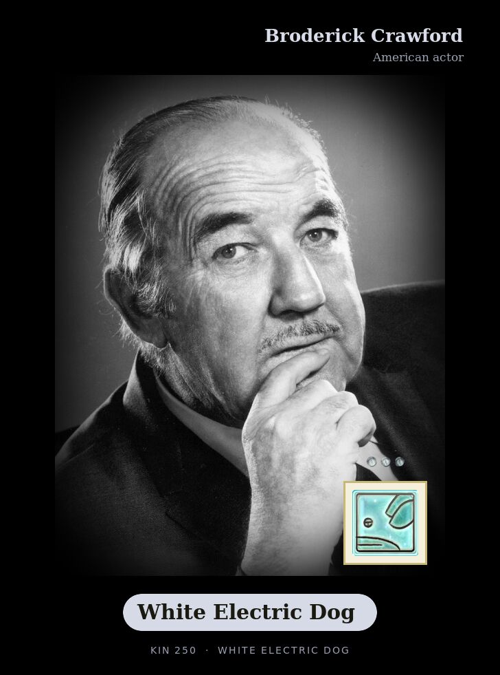 Broderick Crawford · White Electric Dog