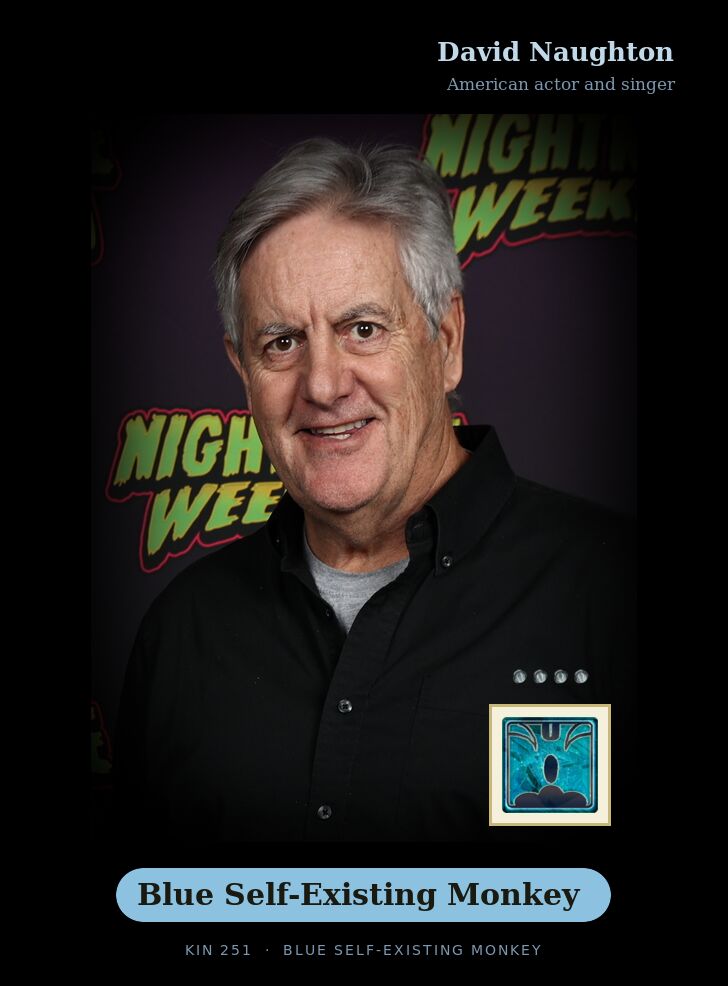 David Naughton · Blue Self-Existing Monkey
