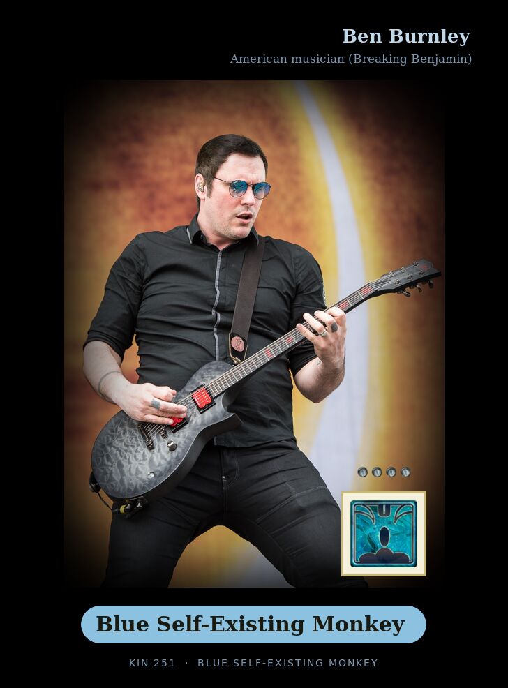 Ben Burnley · Blue Self-Existing Monkey
