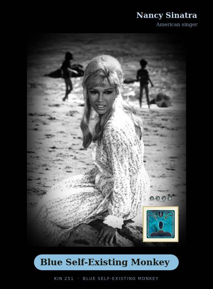 Nancy Sinatra · Blue Self-Existing Monkey