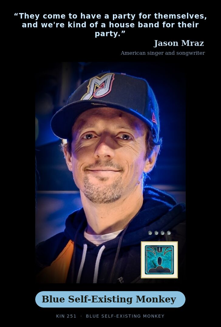 Jason Mraz · Blue Self-Existing Monkey
