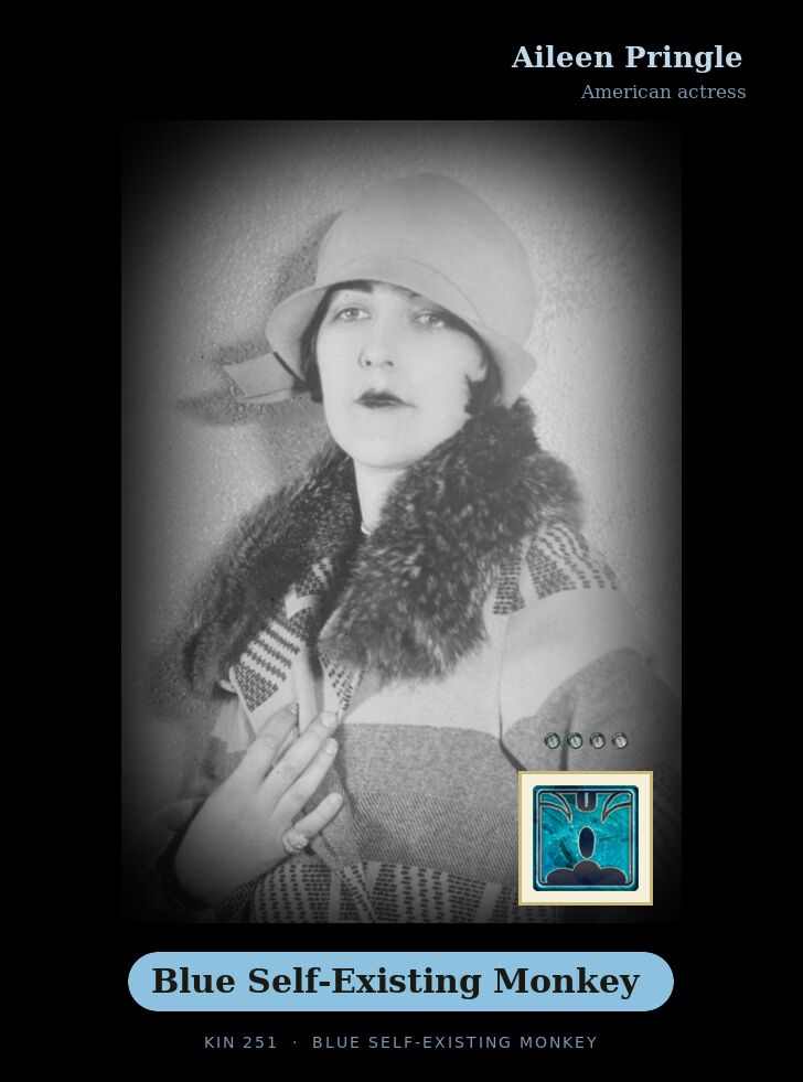 Aileen Pringle · Blue Self-Existing Monkey