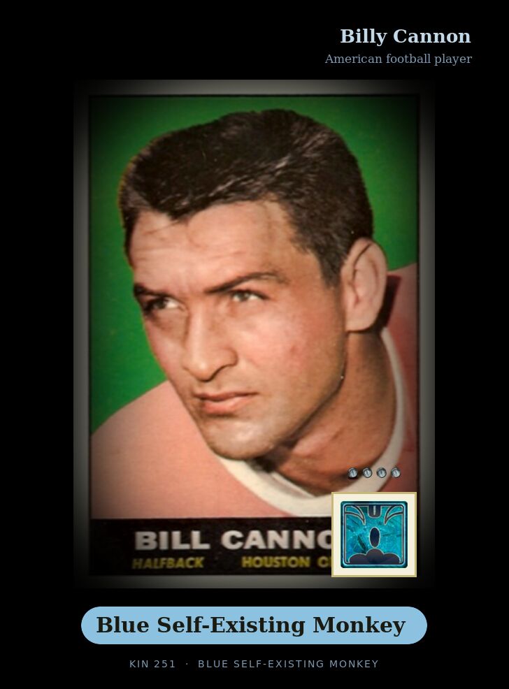 Billy Cannon · Blue Self-Existing Monkey