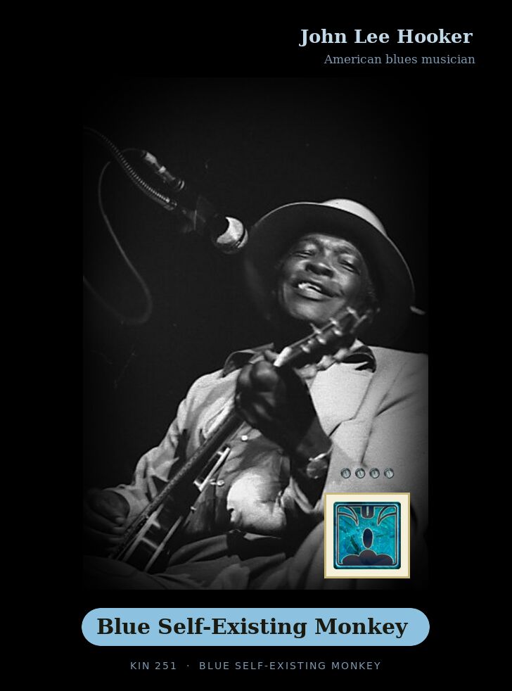 John Lee Hooker · Blue Self-Existing Monkey