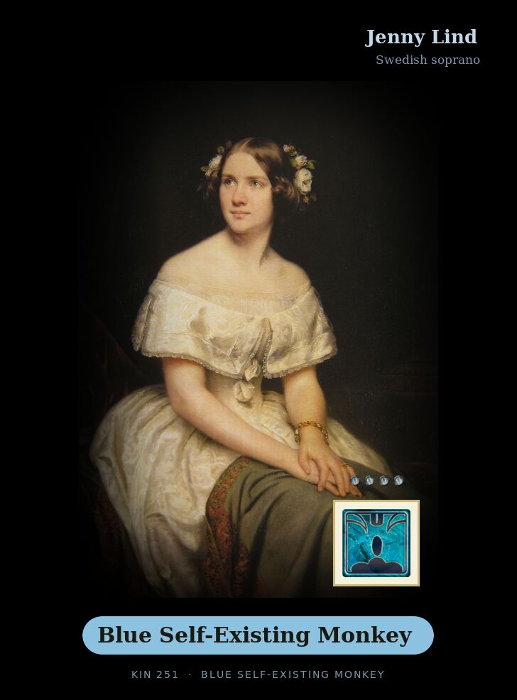 Jenny Lind · Blue Self-Existing Monkey