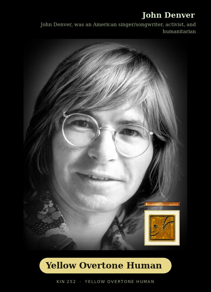 John Denver · Yellow Overtone Human
