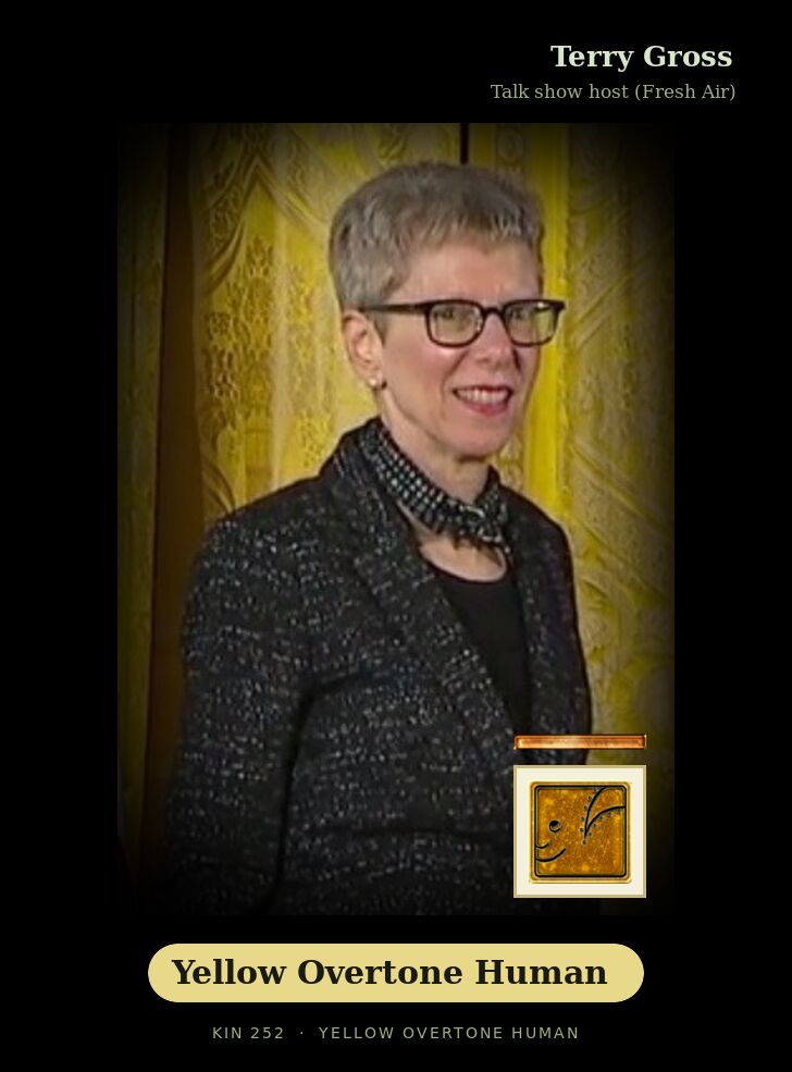 Terry Gross · Yellow Overtone Human