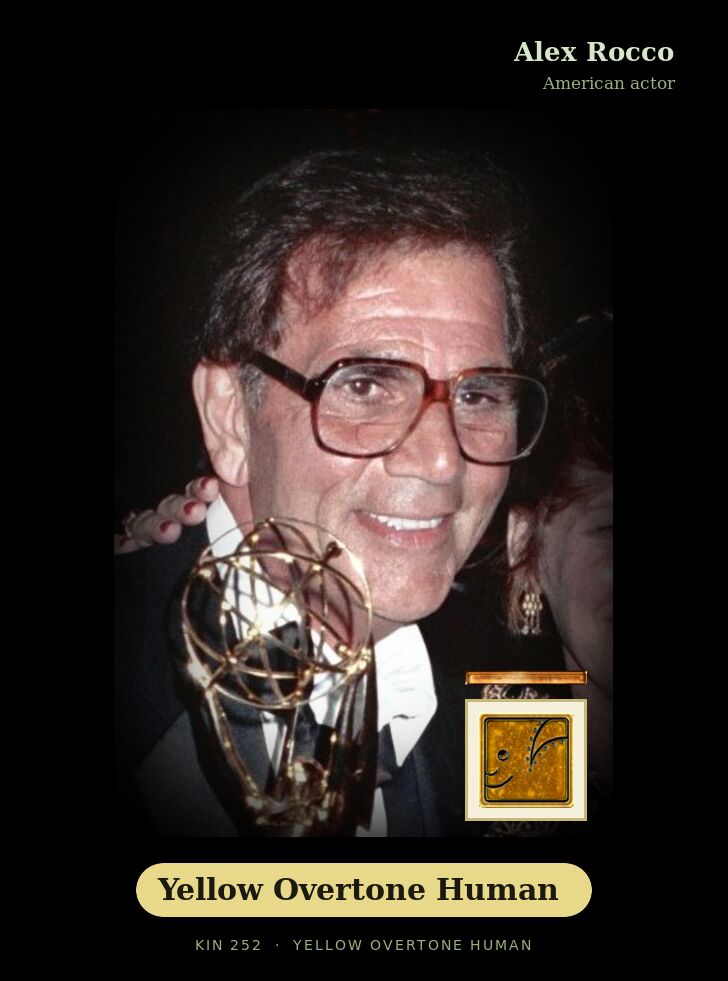 Alex Rocco · Yellow Overtone Human