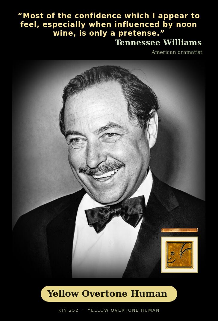 Tennessee Williams · Yellow Overtone Human