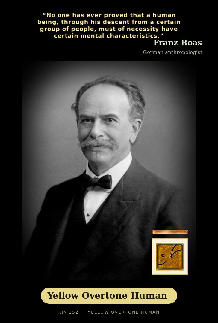 Franz Boas · Yellow Overtone Human