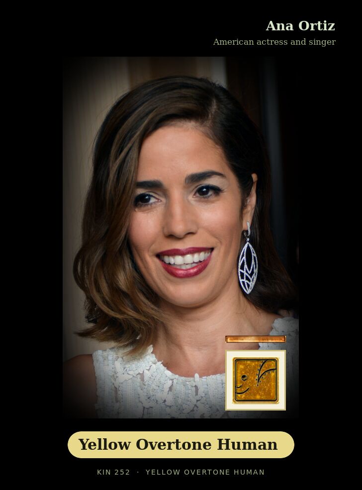 Ana Ortiz · Yellow Overtone Human