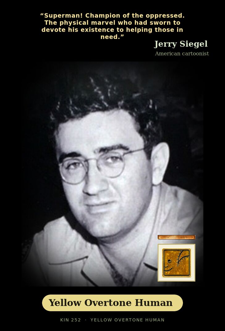 Jerry Siegel · Yellow Overtone Human