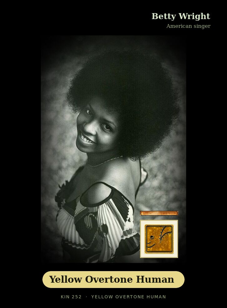 Betty Wright · Yellow Overtone Human