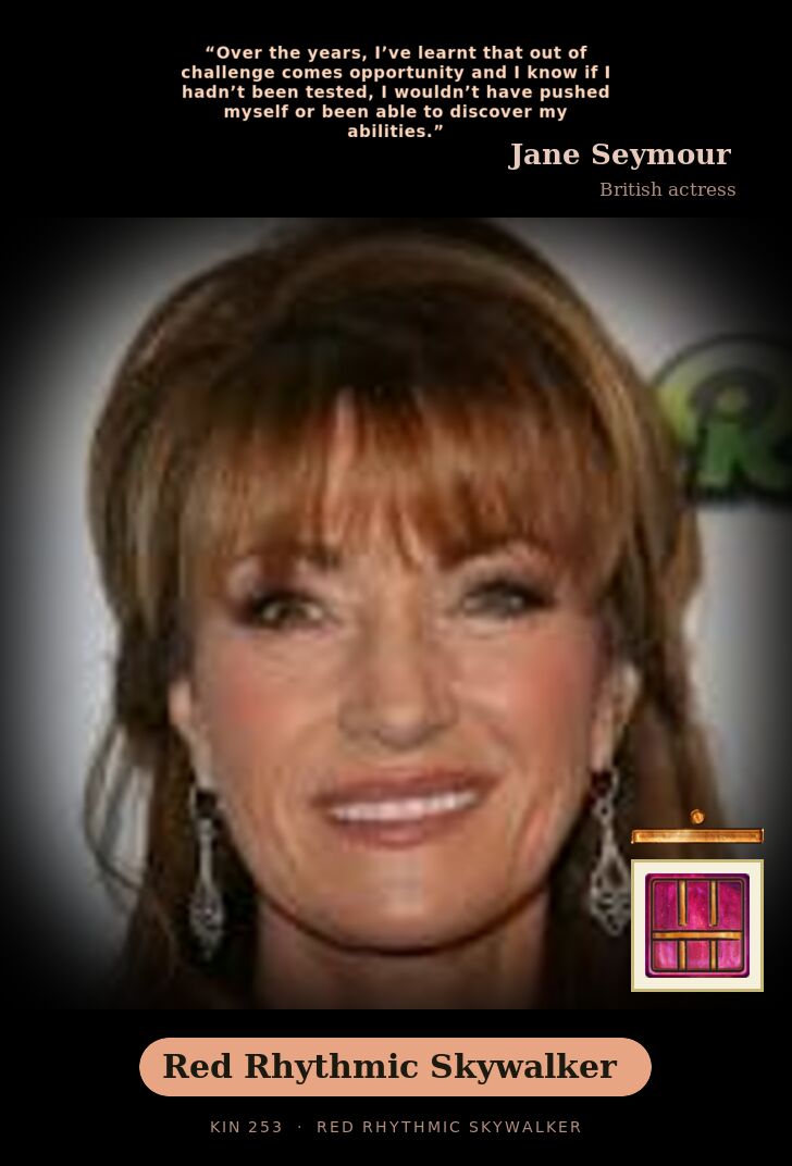 Jane Seymour · Red Rhythmic Skywalker
