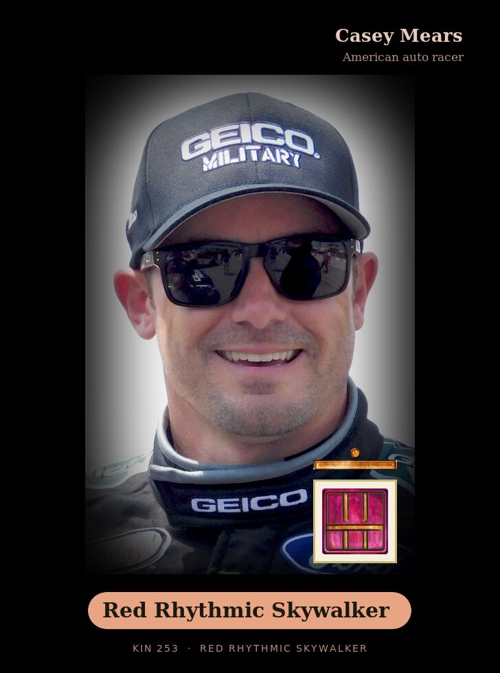 Casey Mears · Red Rhythmic Skywalker