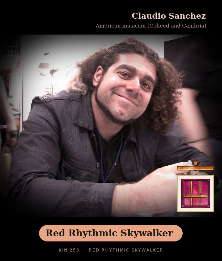 Claudio Sanchez · Red Rhythmic Skywalker