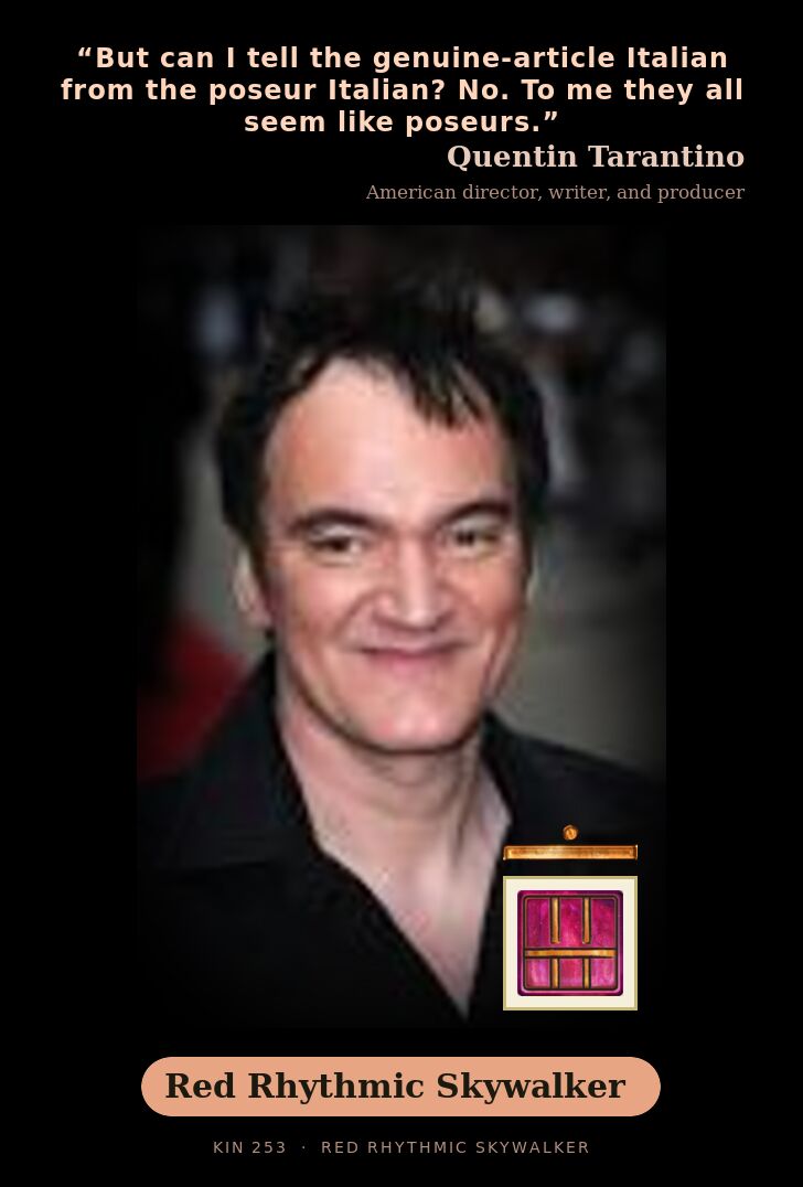 Quentin Tarantino · Red Rhythmic Skywalker