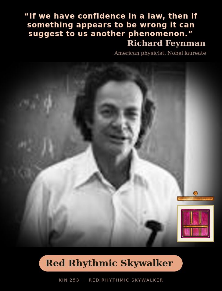 Richard Feynman · Red Rhythmic Skywalker