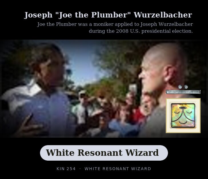 Joseph "Joe the Plumber" Wurzelbacher · White Resonant Wizard