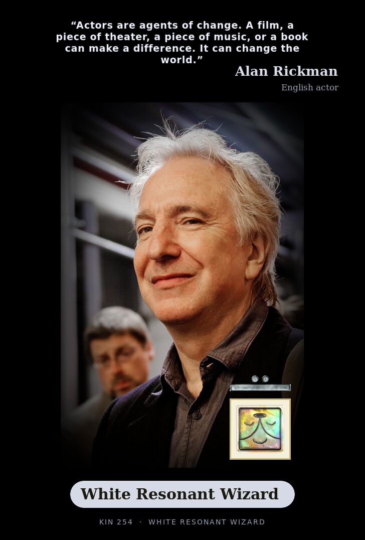 Alan Rickman · White Resonant Wizard