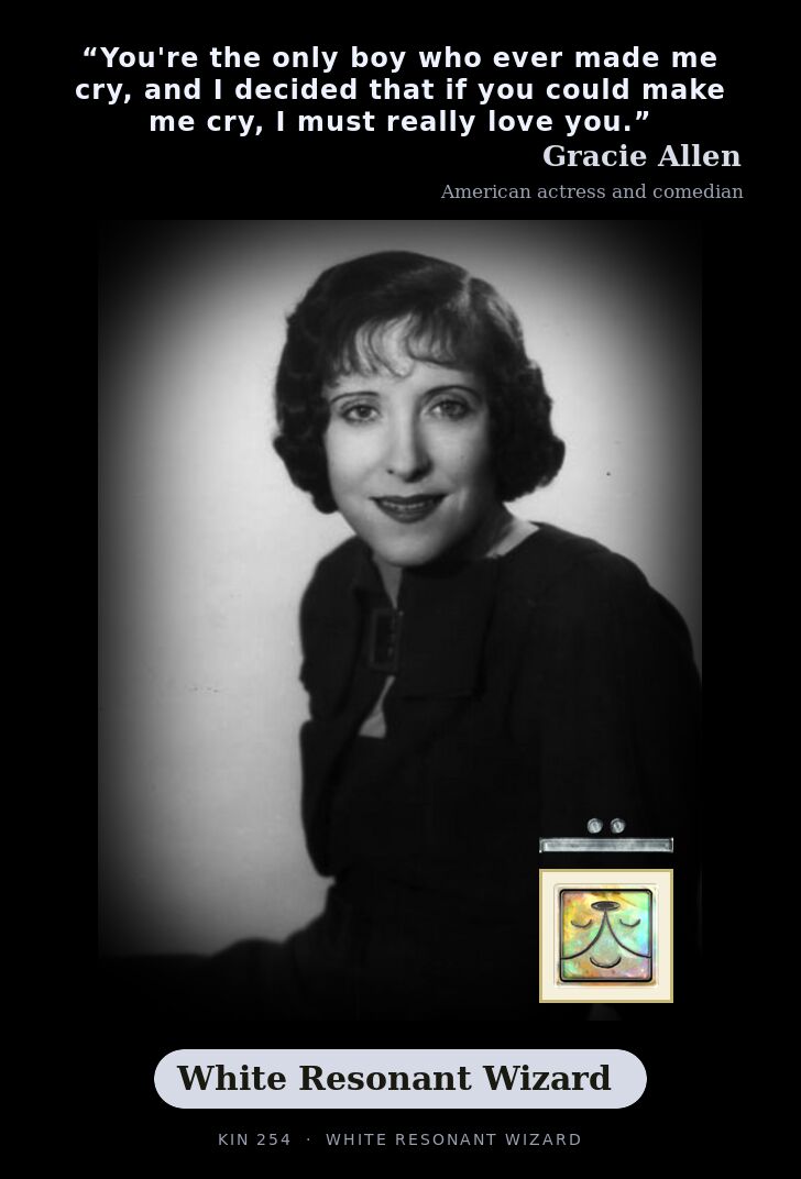 Gracie Allen · White Resonant Wizard