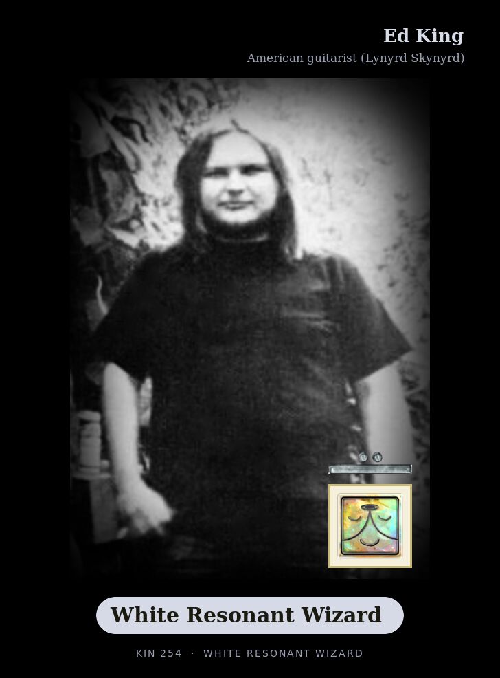 Ed King · White Resonant Wizard