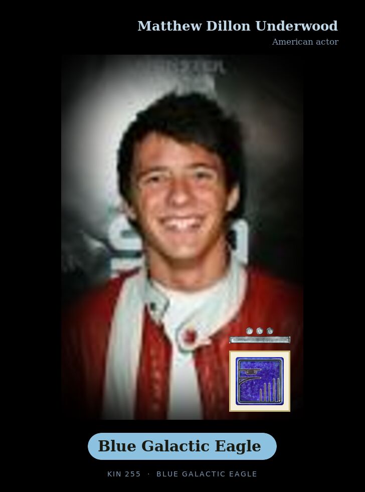 Matthew Dillon Underwood · Blue Galactic Eagle