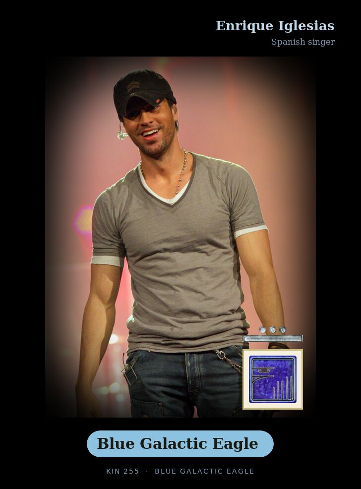 Enrique Iglesias · Blue Galactic Eagle