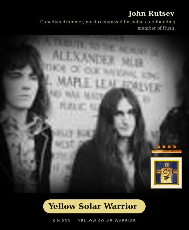 John Rutsey · Yellow Solar Warrior