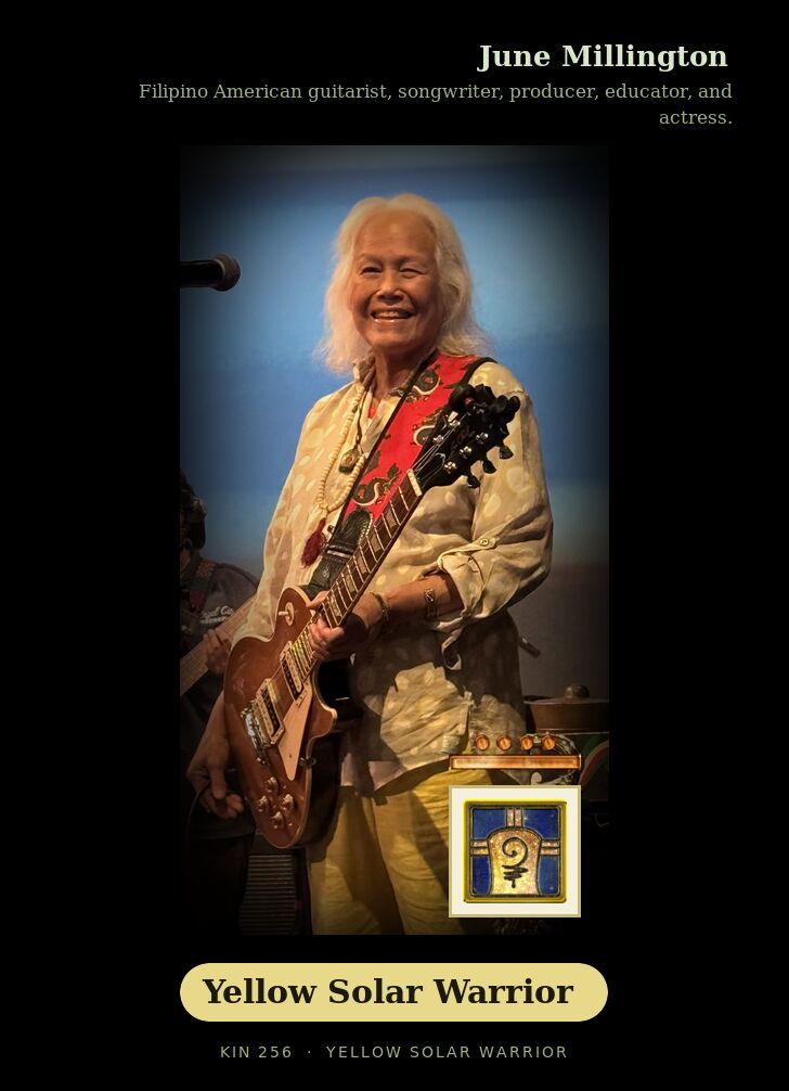 June Millington · Yellow Solar Warrior