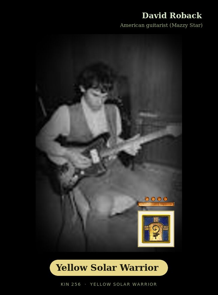 David Roback · Yellow Solar Warrior