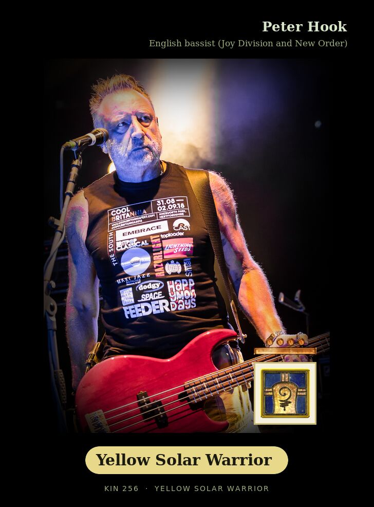 Peter Hook · Yellow Solar Warrior