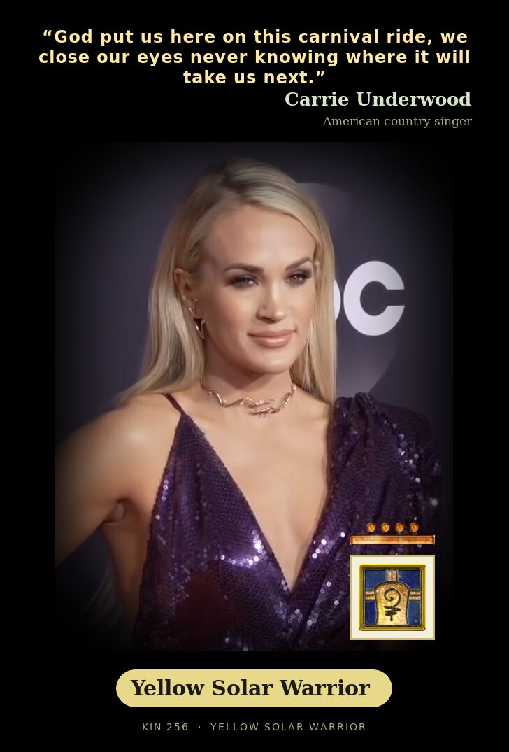 Carrie Underwood · Yellow Solar Warrior