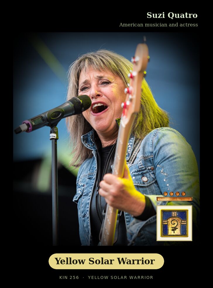 Suzi Quatro · Yellow Solar Warrior