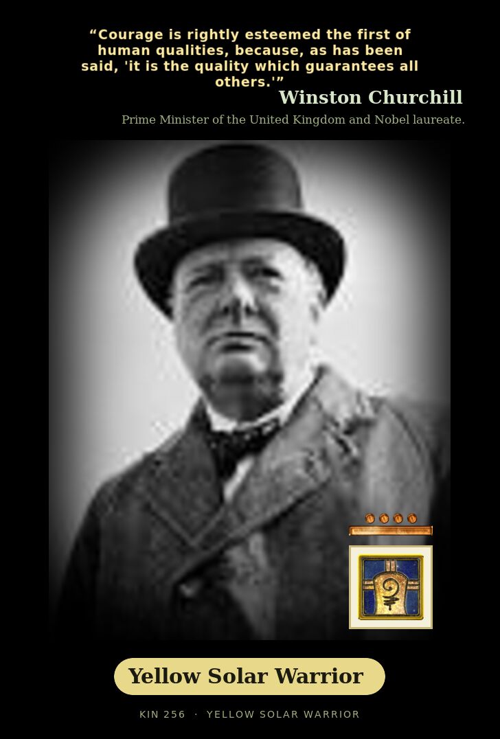Winston Churchill · Yellow Solar Warrior