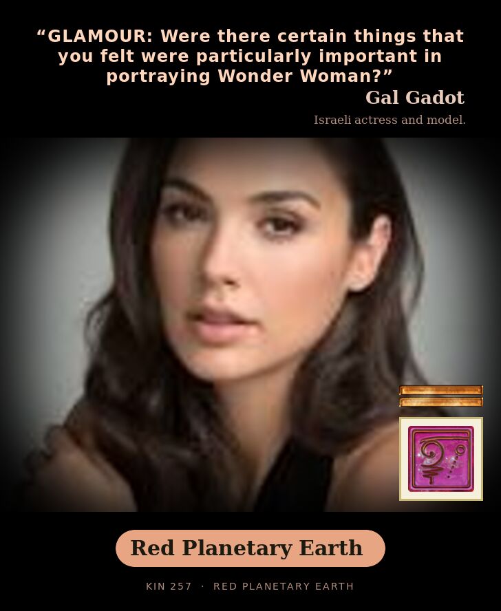 Gal Gadot · Red Planetary Earth