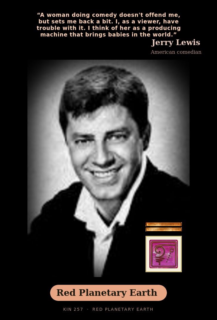 Jerry Lewis · Red Planetary Earth