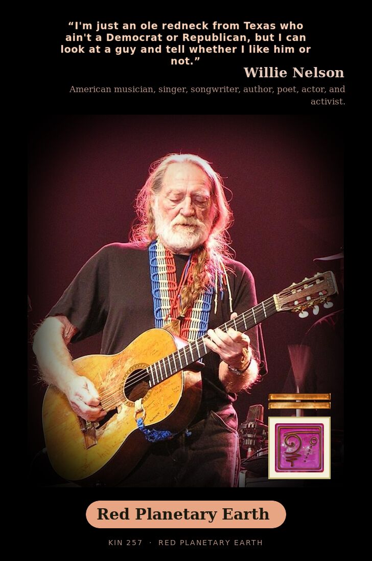Willie Nelson · Red Planetary Earth