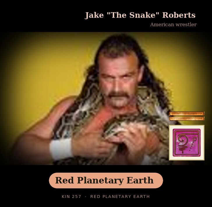 Jake "The Snake" Roberts · Red Planetary Earth