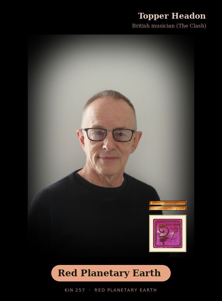 Topper Headon · Red Planetary Earth