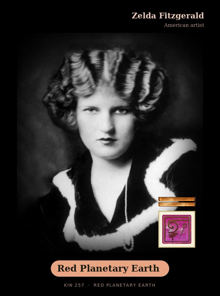 Zelda Fitzgerald · Red Planetary Earth