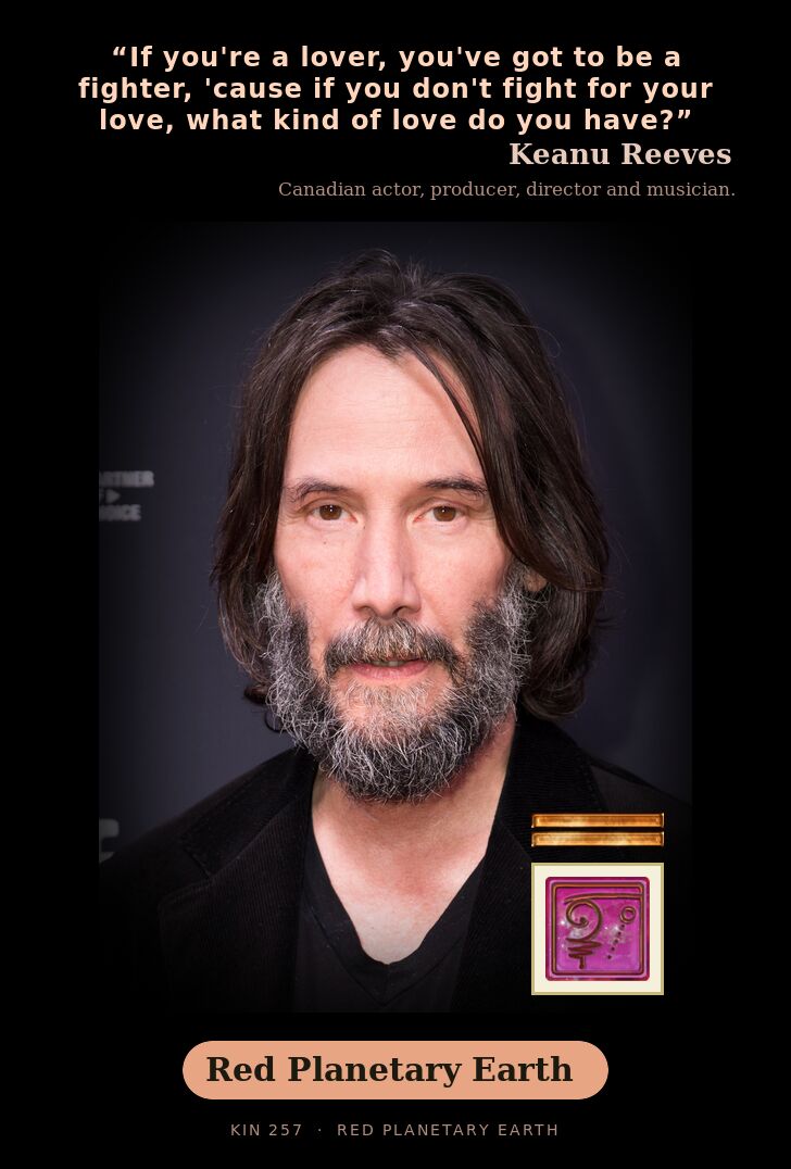 Keanu Reeves · Red Planetary Earth