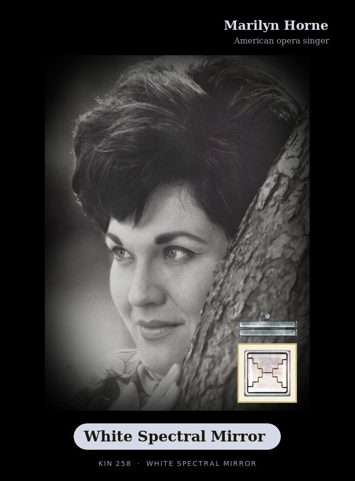 Marilyn Horne · White Spectral Mirror