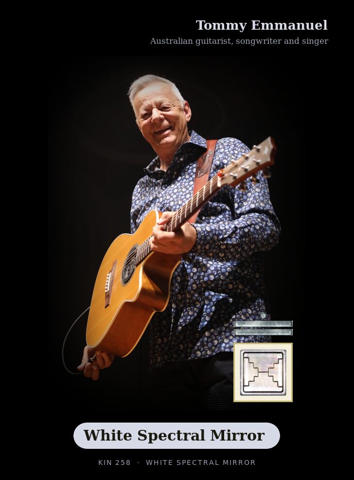 Tommy Emmanuel · White Spectral Mirror