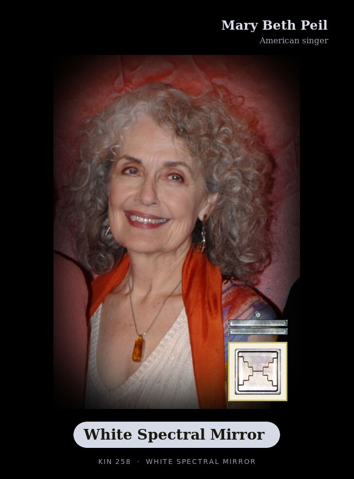 Mary Beth Peil · White Spectral Mirror