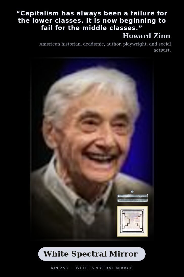 Howard Zinn · White Spectral Mirror
